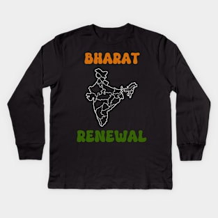 Bharat Renewal India Kids Long Sleeve T-Shirt